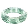 Floristik21 Aluminiumdraht 2 mm, 60 m, Mintgrün, flexibel für Deko und Floristik