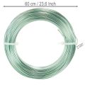 Aluminiumdraht 2 mm, 60 m, Mintgrün, flexibel für Deko und Floristik | Floristik21.de