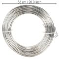 Aluminiumdraht Silber 3 mm 1 kg für Floristik und kreative Arbeiten | Floristik21.de