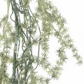 Floristik21 Künstliche Asparagus-Girlande Weiß, Grau Dekohänger 170cm