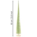 Künstlicher Tannenbaum auf Holzfuß 60cm Grün | Floristik21.de