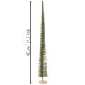 Deko-Tannenbaum künstlich 80 cm mit Holzsockel für Innenbereich | Floristik21.de