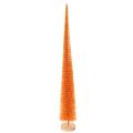 Floristik21 Tannenbaum künstlich 60cm Orange auf Holzsockel für Innenbereich
