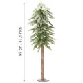 Künstlicher Tannenbaum mit Schnee Dekor 95 cm, grün-weiß | Floristik21.de