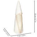 Dekofigur Wichtel Keramik 22 cm Weiß und Naturfarben Innenbereich | Floristik21.de