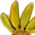 Floristik21 Künstlicher Bananenbund, Deko-Obst, Baby-Bananen L7–9cm