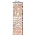 Dekoband Polyester Animal Print 25mm x 20m mit Leopardenmuster | Floristik21.de