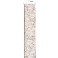 Dekoband Organzaband Schwarz Gold 15mm 20m Tischdekoration | Floristik21.de