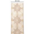 Dekoband Polyester Geschenkband Sterne 40mm x 20m Gold Braun Innenbereich | Floristik21.de