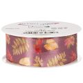 Dekoband Polyester Herbstlaub