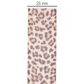 Geschenkband Polyester Leopard-Print 25mm x 18m | Floristik21.de
