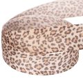 Geschenkband Polyester Leopard-Print 25mm x 18m | Floristik21.de