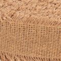 Dekoband Baumwolle mit Fransen 40 mm Braun 30 m Innenbereich | Floristik21.de
