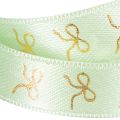 Dekoband Polyester mintgrün