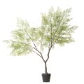 Floristik21 Künstlicher Baum Kunststoff Seide 120 cm Grün Braun Innenbereich