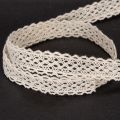Spitzenband Baumwolle Creme