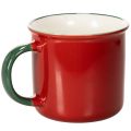 Keramiktasse Rot mit