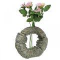 Floristik21 Betonvase mit Reagenzglas Ring Ø16cm