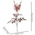 Kunstblume Astilbe langstielig 80cm Rotbraun Kunststoff | Floristik21.de
