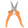 Blumenschere Edelstahlklingen 4 cm Klingenlänge Neon-Orange für Floristik und Gartenarbeit | Floristik21.de