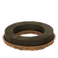 OASIS® Floral Foam Biolit® Blumensteckschaum-Ring, 24 cm, schwarz, 2 Stück | Floristik21.de