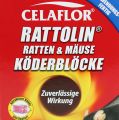 Floristik21 Celaflor Rattolin Ratten & Mäuse Köderblöcke 400g
