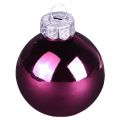 Glas-Christbaumkugeln Berry Mix Ø5cm 24er-Set in Rosa, Beige & Creme | Floristik21.de