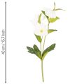 Christrose Kunstblumen Bund Weiß 40 cm 4 Stiele | Floristik21.de