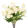 Floristik21 Kunstblumen-Bund Chrysantheme, Kunststoff, cremeweiß, 56 cm, 4 Stück