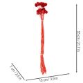 Trockenblumen Craspedia Rot, 55 cm, 20 Stiele, gefärbt | Floristik21.de