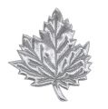 Floristik21 Deko-Blätter aus Seide 5cm Silber 60St