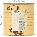 Deko Dose Sommer Apricot Metalldose Pflanztopf Ø8cm H7,5cm | Floristik21.de
