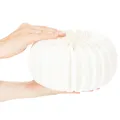 Wabenpapier Kürbis Rund Weiß 24 cm mit Vertiefung 4 Stück | Floristik21.de