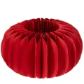 Floristik21 Set aus 4 Wabenpapier Kürbissen 24 cm Rot für Tisch- und Schaufensterdekoration
