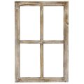 Floristik21 Deko Fenster Rahmen Holzdeko rustikal Braun 40×60cm