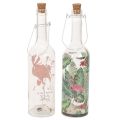Deko-Flasche LED Flamingo
