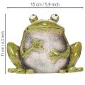 Dekorationsfigur Keramik Frosch 15,5cm Innen- und Außenbereich | Floristik21.de
