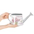 Deko Gießkanne Metall Lavendel Retro Garten 30×11×14,5cm | Floristik21.de