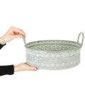 Deko-Schale Metall mit Griffen Übertopf Vintage 3er-Set | Floristik21.de