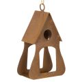 Floristik21 Deko Vogelhäuschen zum Hängen, Vogelhaus Rost Deko 17,5cm