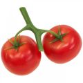 Floristik21 Deko Tomate Rot Lebensmittelattrappe Tomatenrispe L15cm