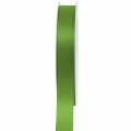 Floristik21 Geschenk- und Dekorationsband Grün 15mm 50m