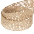 Dekoband Jute Natur 25mm Juteband Geschenkband rustikal 10m | Floristik21.de