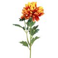 Floristik21 Kunstblumen Deko Dahlien Künstliche Blüten Orange 62cm