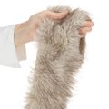 Fellband Kunstfell 10x140cm Beige-Braun 3er-Set | Floristik21.de