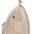 Dekohänger Holzfisch 21cm 2St | Floristik21.de