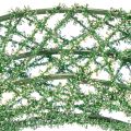Grüner Drahtgeflechtdeko-Kranz 19 cm, 2 Stück, Metall, Innenbereich | Floristik21.de