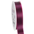 Floristik21 Geschenkband Taftband Lila 25mm x 50m glänzend
