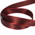 Taftband Bordeauxrot 15mm x 50m für Dekoration und Floristik | Floristik21.de