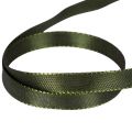Dekoband Taftband 10mm x 50m Moosgrün für Geschenkverpackungen | Floristik21.de